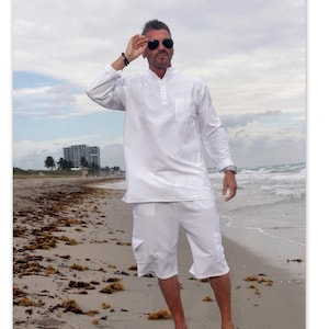 Sport wear MARCUS  Organic Gauze Cotton Nautical Bermuda Cargo Pants