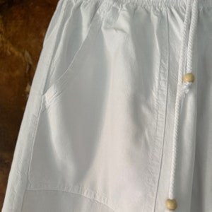 Organic Woven Cotton SAYRUS Long Men's Nautical White Men Pants - Etsy