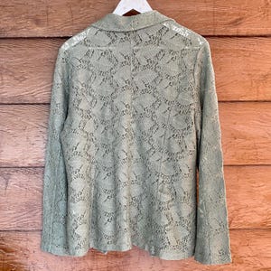SOFIA Organic Baumwolle Cotton Lace Leaf Pattern Attire Jacket image 12