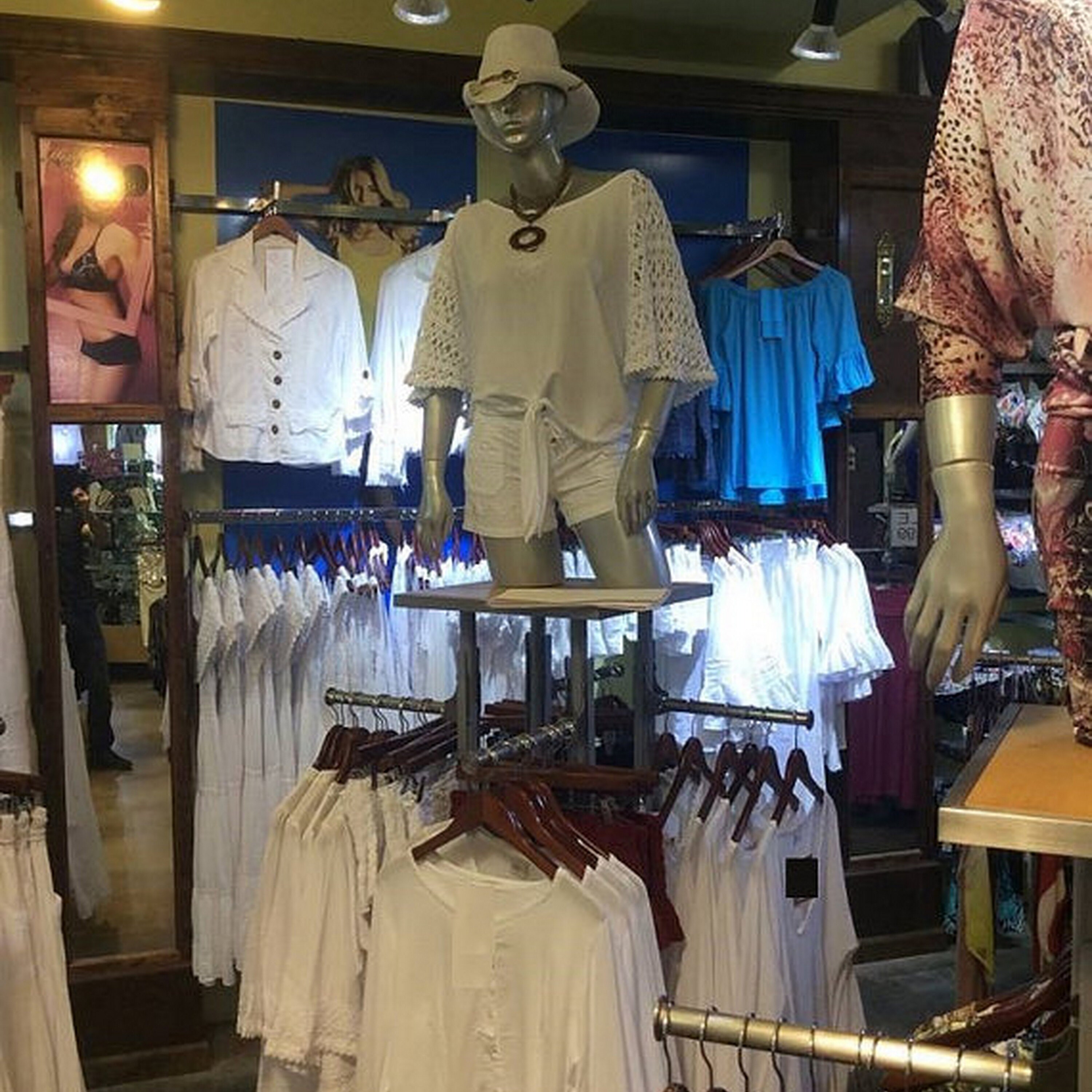 Organic Gauze Cotton Crochet NINA Boat Neckline Dolman Sleeves