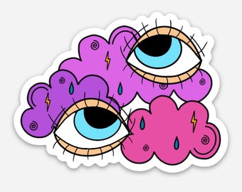 Overdenken sticker
