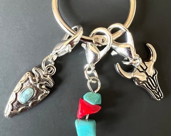 Southwestern Themed Stitch Markers, Zipper Pulls, Bag Charms, Backpack Tags, Sedona Themed Charms
