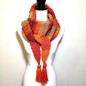 Triangle Scarf, Bandana Scarf, Women’s Fashion Scarf, Winter Wear, Crocheted Shawl