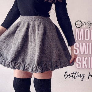 Mood Swing Skirt - knitting pattern PDF download