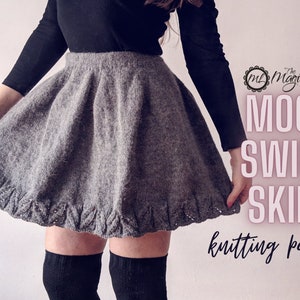 Mood Swing Skirt - knitting pattern PDF download