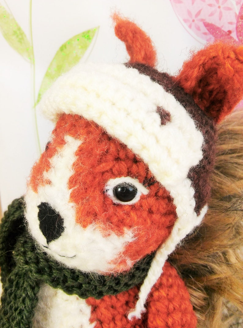 Sven the Squirrel, amigurumi crochet pattern, written PDF pattern in English image 4