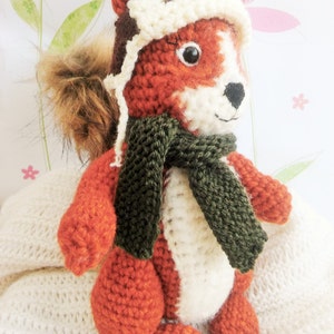 Sven the Squirrel, amigurumi crochet pattern, written PDF pattern in English image 2