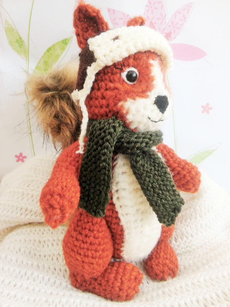 Sven the Squirrel, amigurumi crochet pattern, written PDF pattern in English image 2