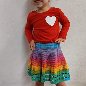 Crochet Skater Skirt Pattern image 6