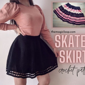 Crochet Skater Skirt Pattern