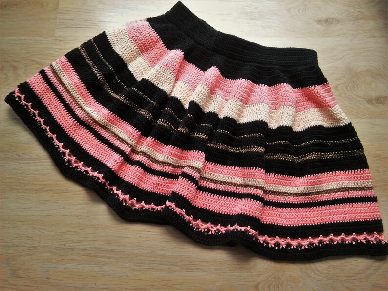 crochet skater skirt pattern free