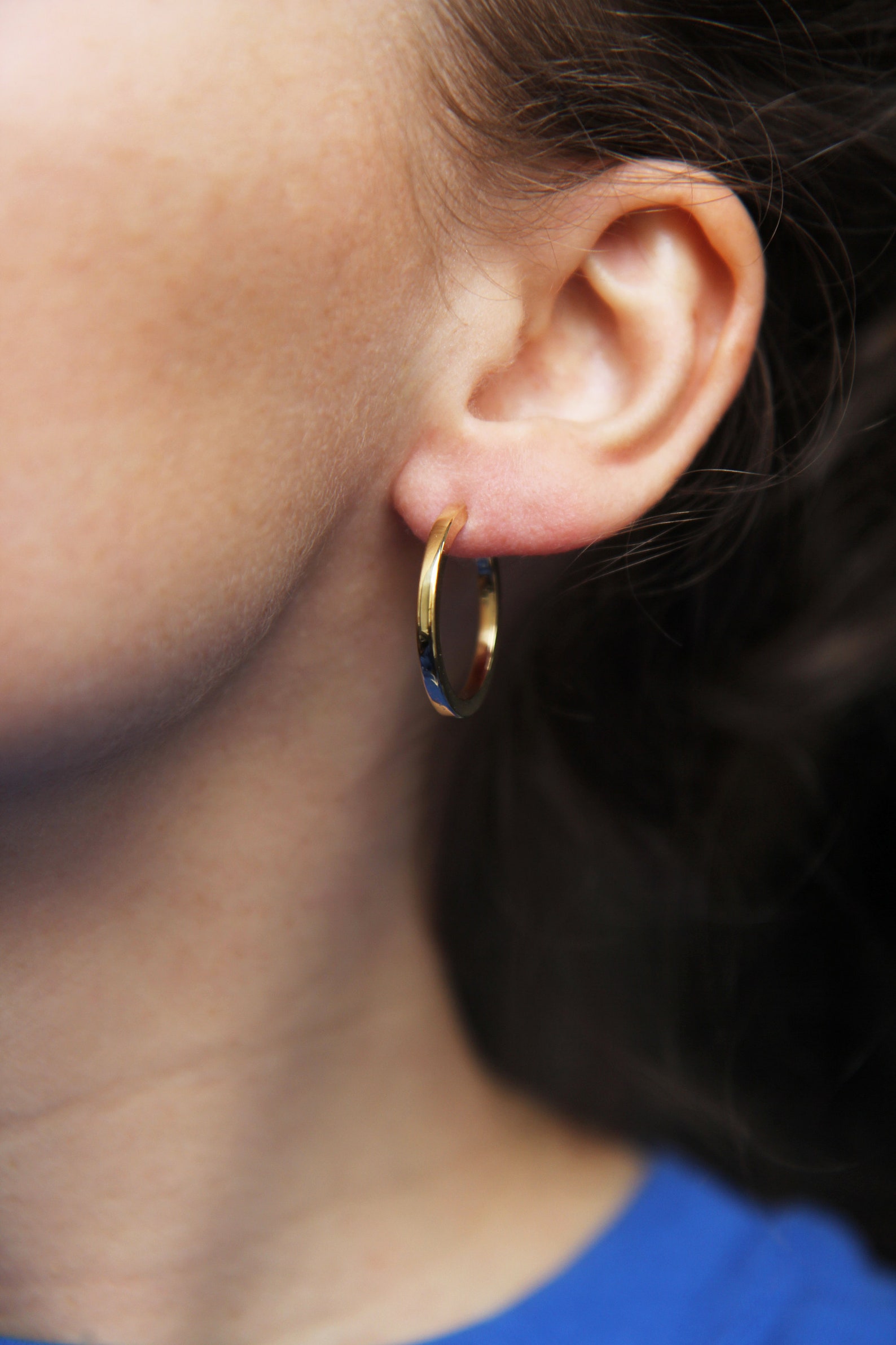 Pendientes De Aro Abierto 2mm Bañados En Oro De 18 Kt · Vidal & Vidal · El Corte Inglés