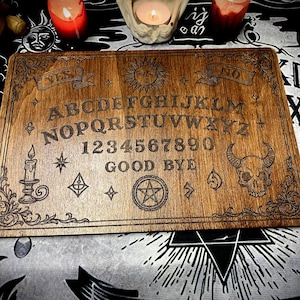 Ouija Board &quot;Daemon Lux&quot; occult paganism wicca divination witchcraft medium occultism spiritism pagan magic witchy