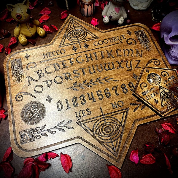 Ouija Board "The Eye of Prophecy"  - occult wicca divination magic witchcraft medium occultism spiritism spell pagan symbolism satanism