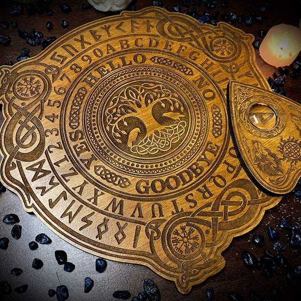 Ouija board « Celtic Spirit » -- occultisme wicca divination communication magie sorcellerie médium spiritisme celtique sorcier