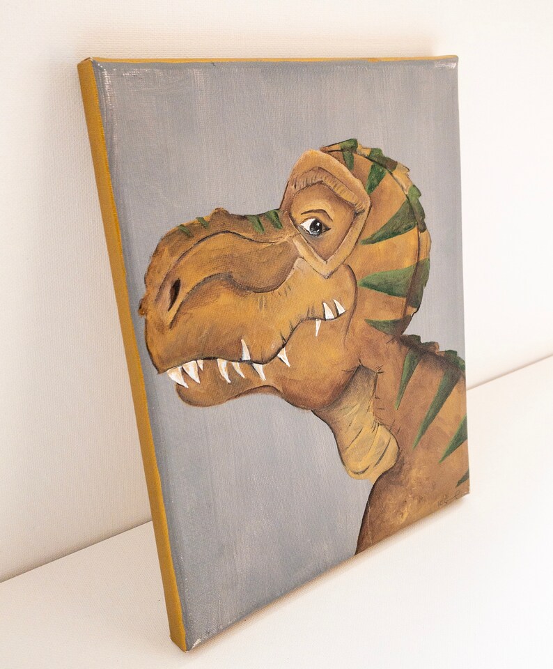 t rex painting