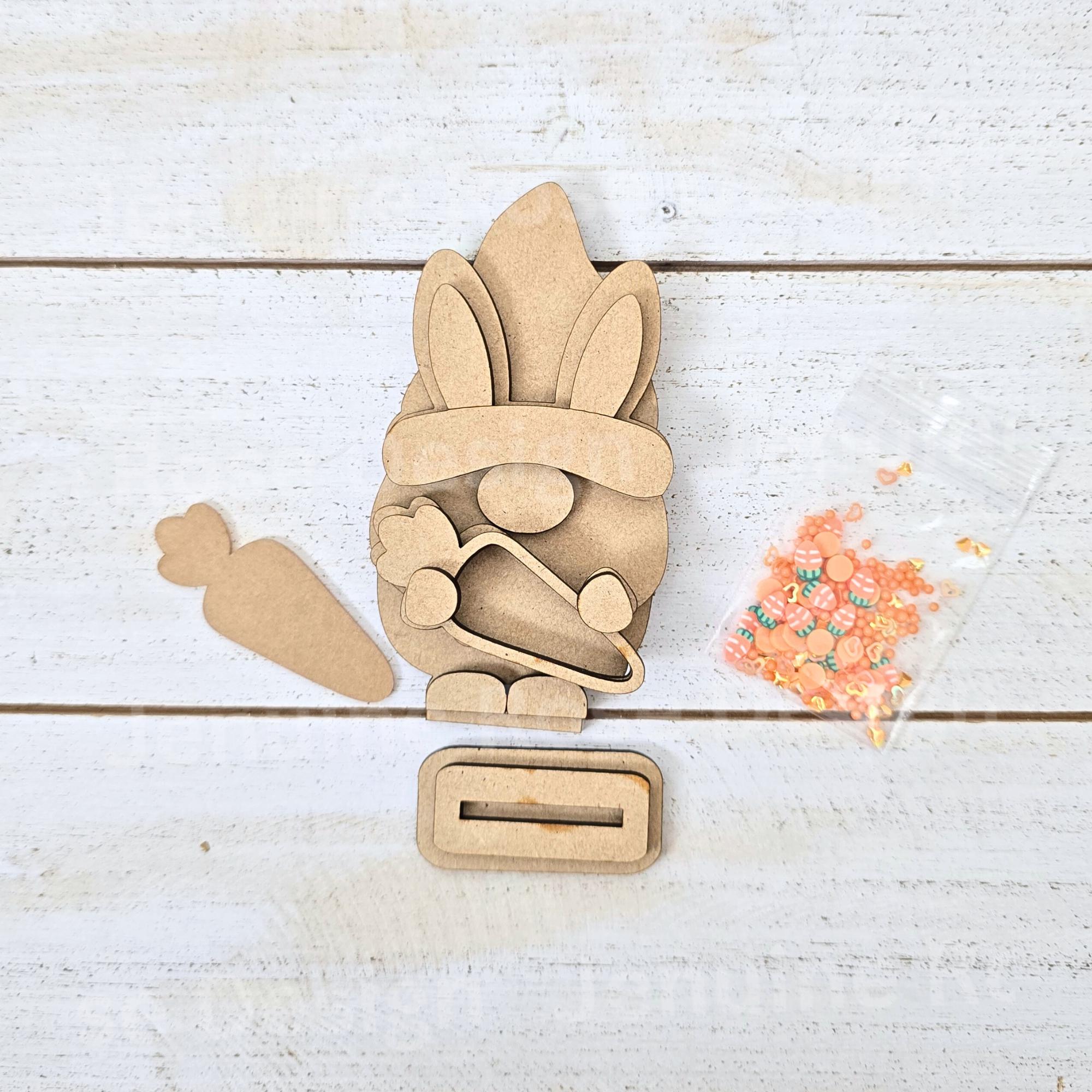 Carrot Shaker Gnome SVG Laser Cut File for Glowforge or Laser Cutter, 4 ...