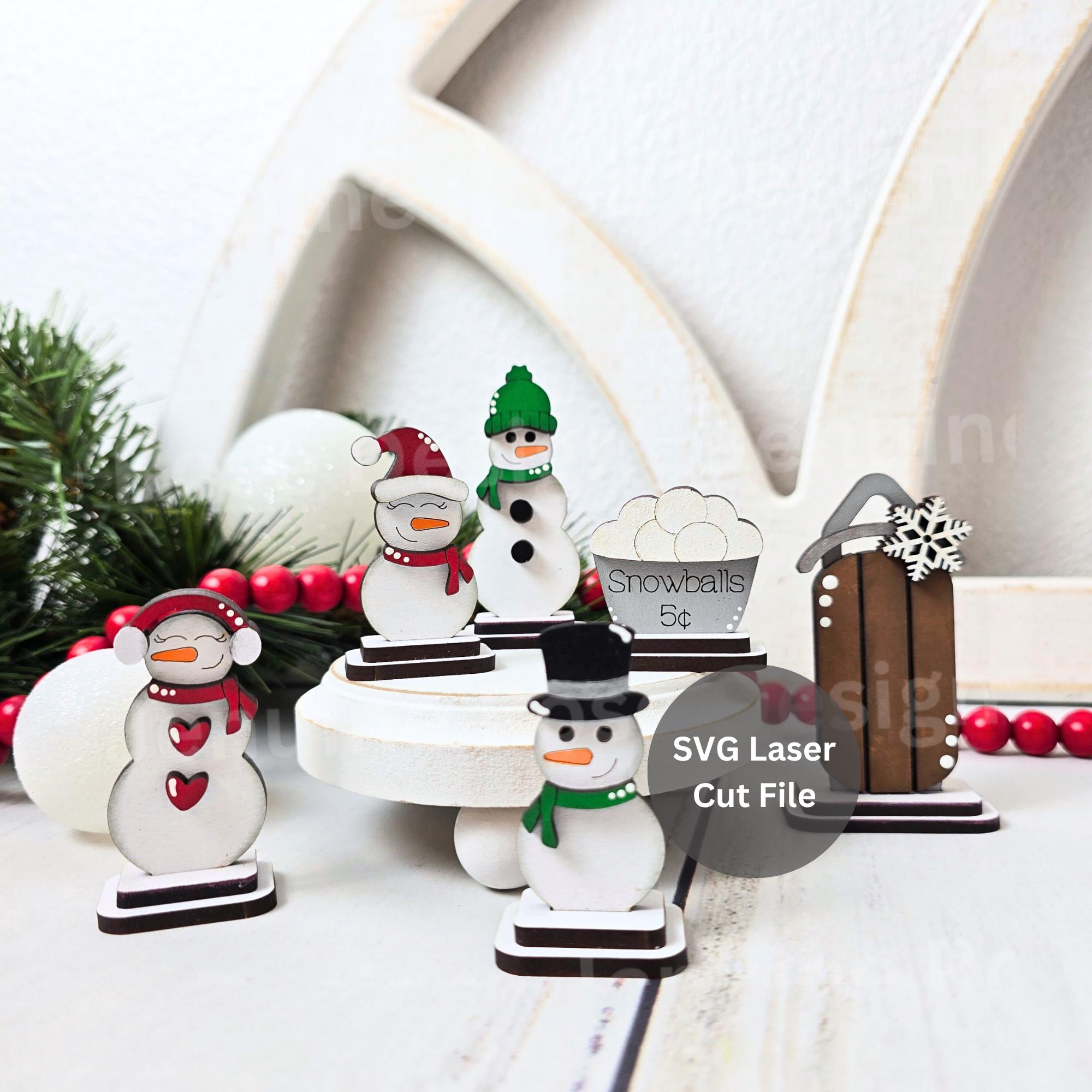 Snowman Ear Muffs Mini - Etsy