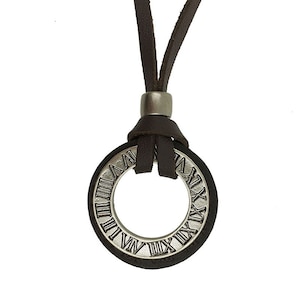 Vintage Rome Genuine Leather Maxi Necklace for Men and Women - Statement Necklaces & Pendants