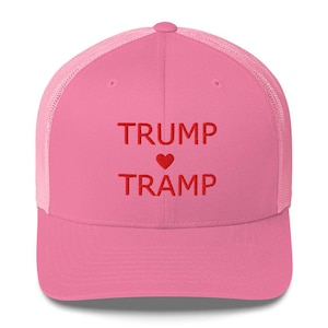 Trump Tramp Hat, Embroidered Trump Hat, Trump Trucker Cap, 2024 Election Hat, Patriotic Hat, Funny Trump Hat, Fun Gift Idea, Christmas Gift