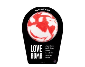 Love Bomb, Bath Bomb, Bath Fizzer, Bath Fizzie, Da Bomb, Bath and Body, Love, Surprise Inside