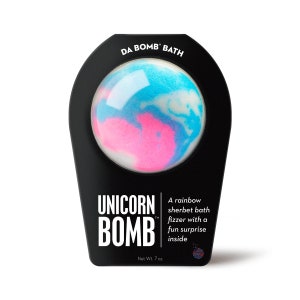 Unicorn Bomb, Bath Bomb, Bath Fizzer, Bath Fizzy, Surprise Inside, Bath and Body