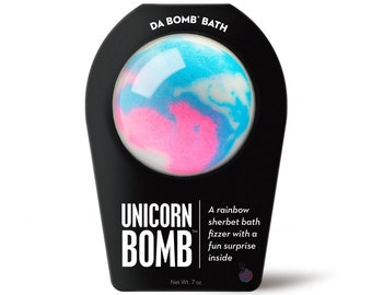 Bomba Unicornio, Bomba de Baño, Baño Fizzer, Baño Fizzy, Sorpresa Interior, Baño y Cuerpo