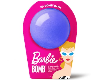 Barbie™ Purple Bomb, Barbie, Bath Bomb, Fizzy, Bath, Mattel, Grape, Relax, Bath and Beauty, Surprise Inside, Bath FIzzer, Purple