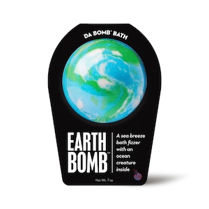Earth Bomb, Bath Bomb, bath fizzer, Bath Fizzie, Surprise Inside, Good Cause, Bath an  Body, Money Donated to Save Our Oceans