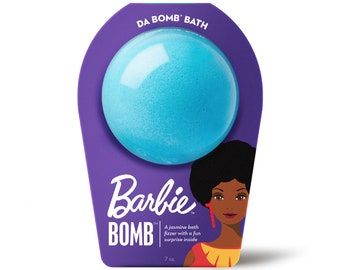 Barbie™ Bomba Azul, Barbie, Bomba de Baño, Gaseosa, Baño, Mattel, Jazmín, Relajación, Baño y Belleza, Sorpresa Interior, Baño FIzzer, Azul