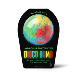 Disco Bomb, Bath Bomb, Bath Fizzer, Bath Fizzie, Surprise Inside, Bath and Body