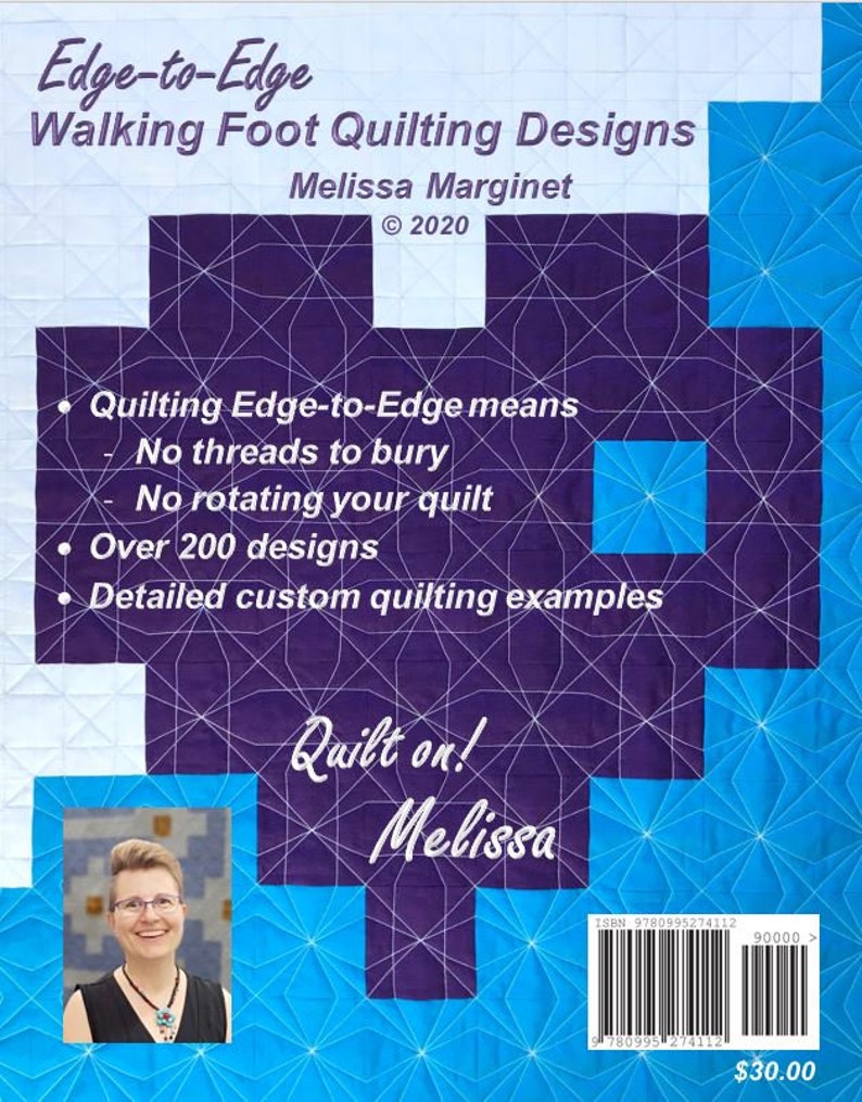 GET BOTH BOOKS Walking Foot Quilting Designs & Edge-to-Edge Walking Foot Quilting Designs image 5