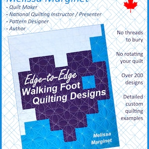 GET BOTH BOOKS Walking Foot Quilting Designs & Edge-to-Edge Walking Foot Quilting Designs image 4