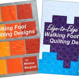 SAVE when you get Walking Foot Quilting Designs & Edge-to-Edge Walking Foot Quilting Designs