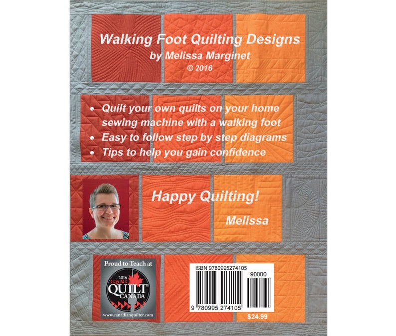 GET BOTH BOOKS Walking Foot Quilting Designs & Edge-to-Edge Walking Foot Quilting Designs image 3