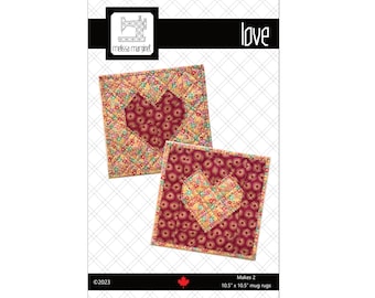 Love - Mug Rug pattern