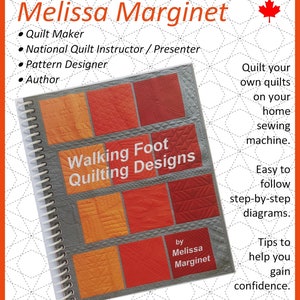 GET BOTH BOOKS Walking Foot Quilting Designs & Edge-to-Edge Walking Foot Quilting Designs image 2