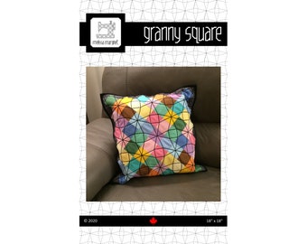 Granny Square Cushion