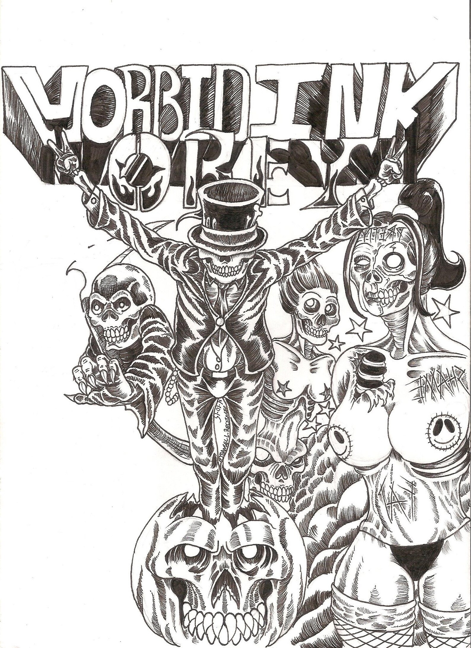 Morbid Ink Adult Coloring Book Vol.2 Etsy
