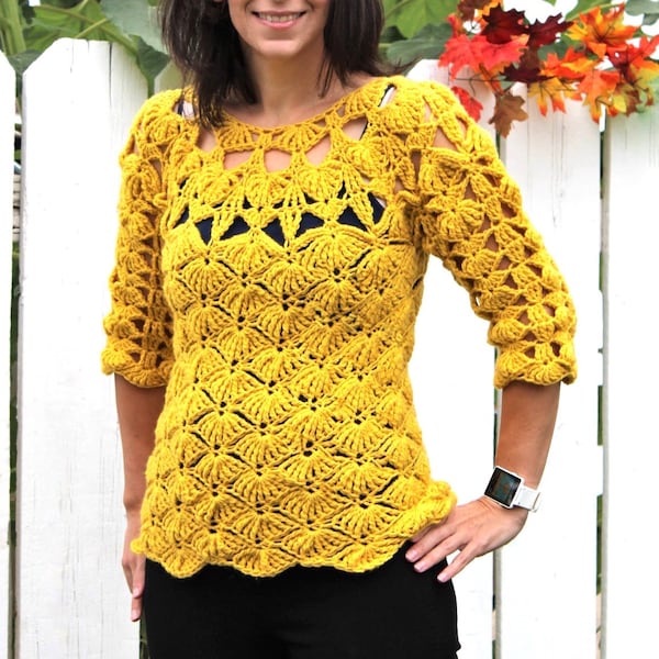 Tina ~ Mae Crochet Tunic