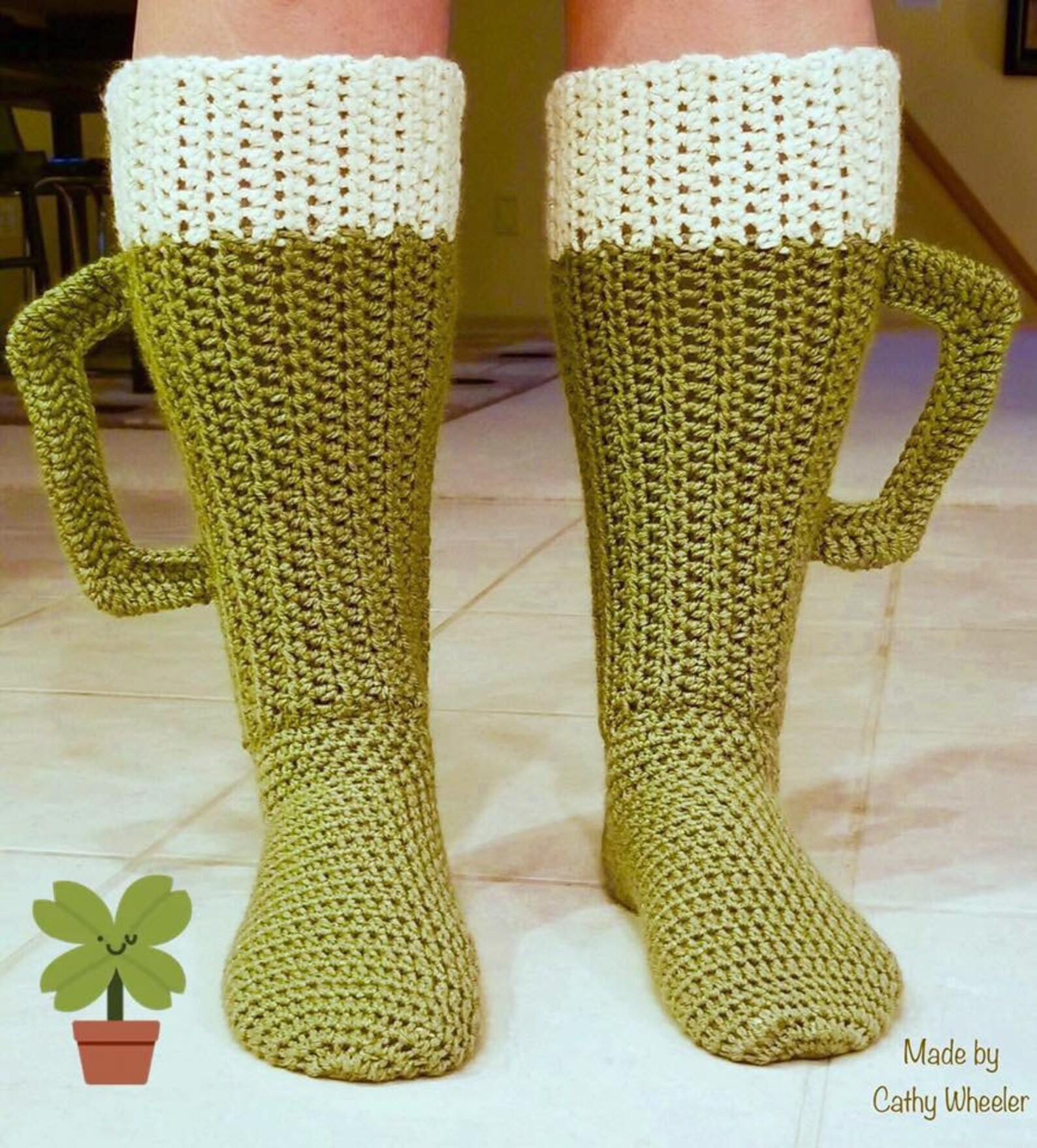 Crochet Beer Sock PATTERN Beer Stein Beer Mug Slippers Etsy Canada