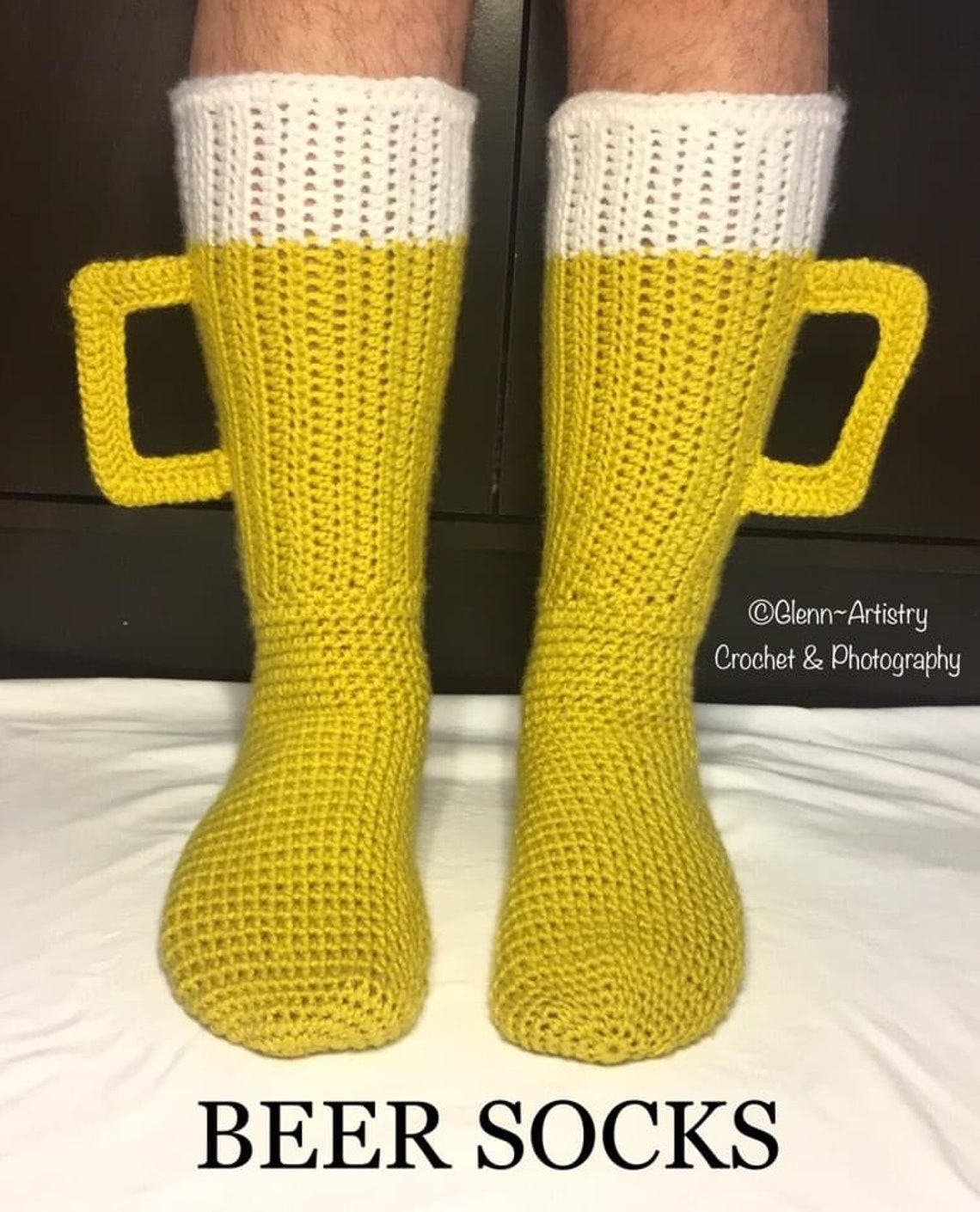 Crochet Beer Sock PATTERN Beer Stein Beer Mug Slippers Etsy Canada