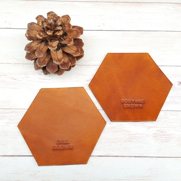 Hexagon Coasters Etsy