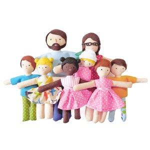 Little dolls that you can custom for your dollhouse. Make your own family of dolls. Custom dolls house dolls. Perfect gift for kids.