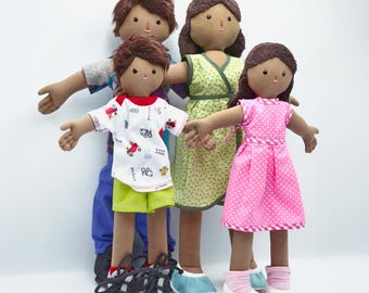 Anatomically Correct Dolls _ Family of 4 Educational Dolls with Private  Parts - Tools for Special Education, therapy, Sexual teaching model