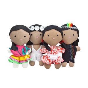 Ethnic dolls - Chilean culture - Handmade dolls