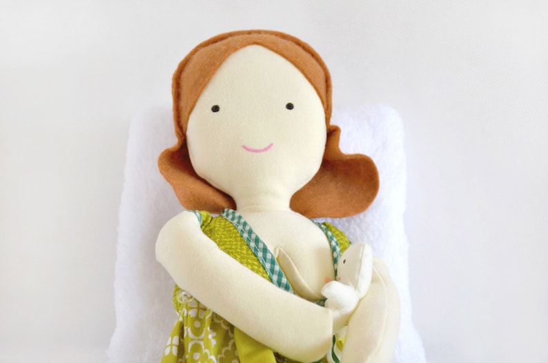 The breast doll is very useful for talking about breastfeeding.