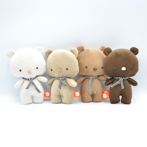 Handmade Felt Bunny or Bear Plushie - 20cm Soft Toy