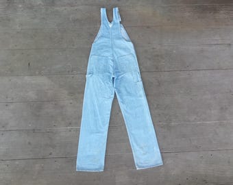 【USA-vintage】oshkosh 70s70's80s overall Vintage 70s Oshkosh Denim Overalls: Faded Blue, Talon Zipper, Made