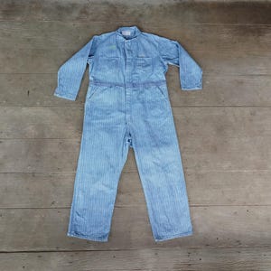 Union made HBT ,Vintage Universal Chicago coveralls size 52 Pit 54 W50 L30.5 ,Herringbone Overalls ,work jumpsuit , made in USA.